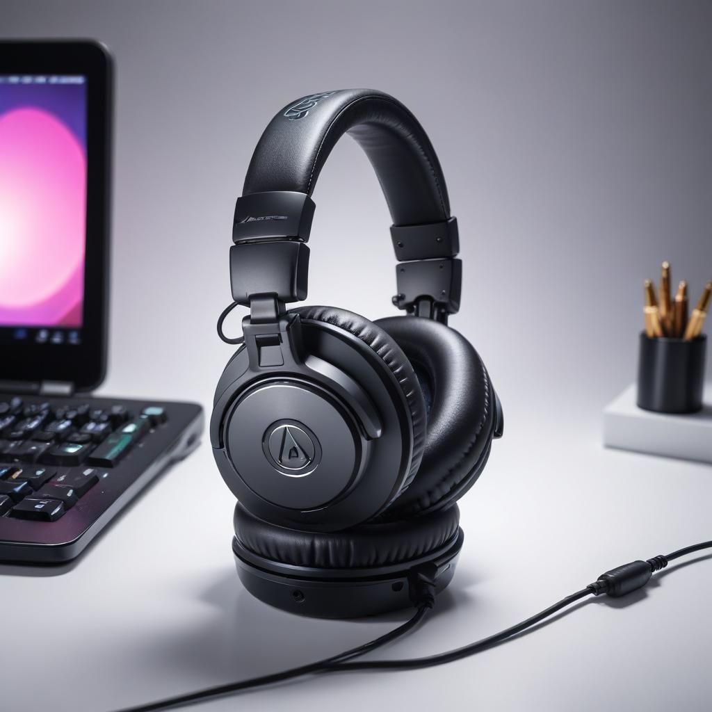 Audio-Technica ATH-M50xBT2 studio monitor wireless headphones in black