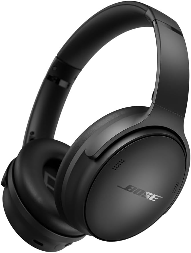 Bose QuietComfort Ultra wireless headphones with plush ear cushions